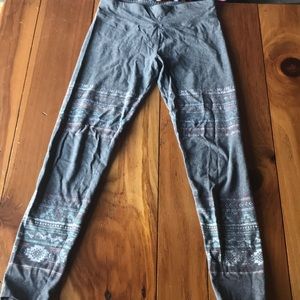 Justice Aztec print leggings size 18